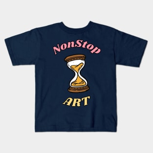 NonStopArt Hourglass Logo Kids T-Shirt